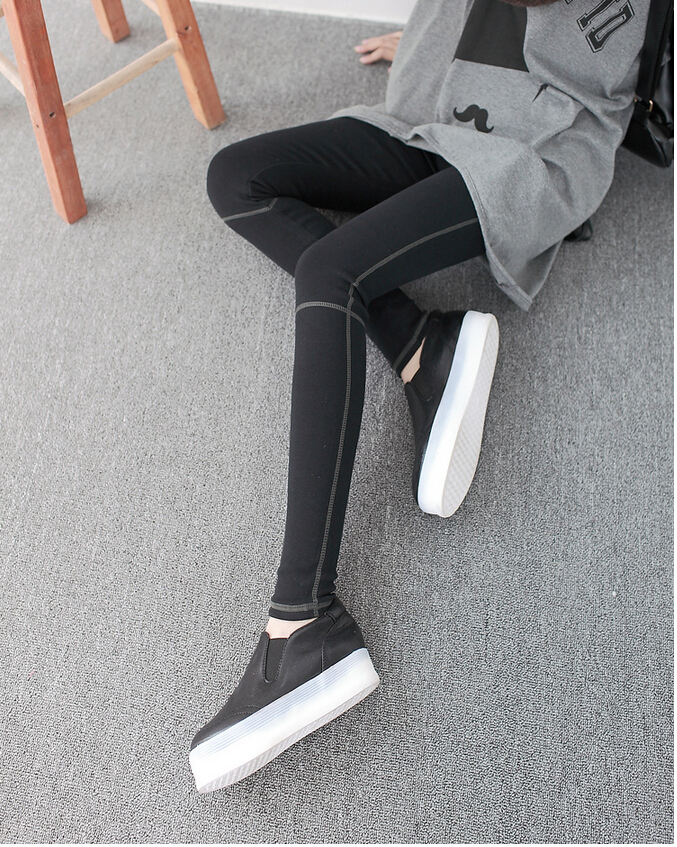 Large-elastic-matching-line-yoga-show-thin-Sport-leggings