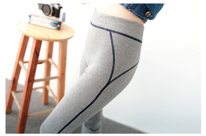 Large-elastic-matching-line-yoga-show-thin-Sport-leggings