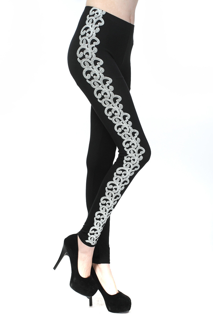 Printed-lace-leggings-billige-leggings