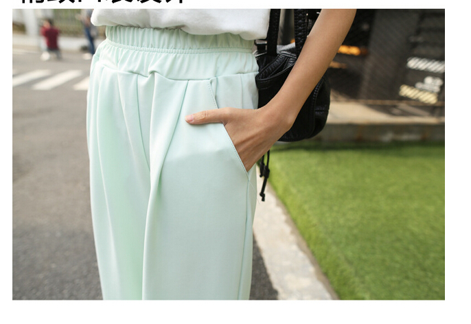 Spring-and-summer-leisure-straight-female-flares-wholesale