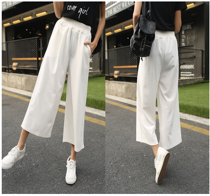 Spring-and-summer-leisure-straight-female-flares-wholesale