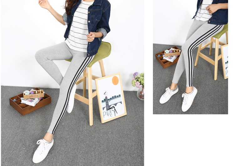 Stripe-cotton-leggings-wholesale