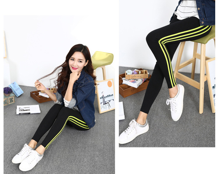 Stripe-cotton-leggings-wholesale