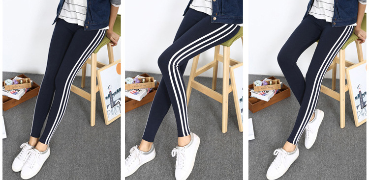 Stripe-cotton-leggings-wholesale