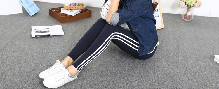 Stripe-cotton-leggings-wholesale