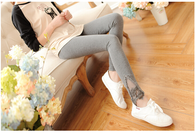 Tall-waist-show-thin-cotton-bud-silk-modal-outside-wear-leggings