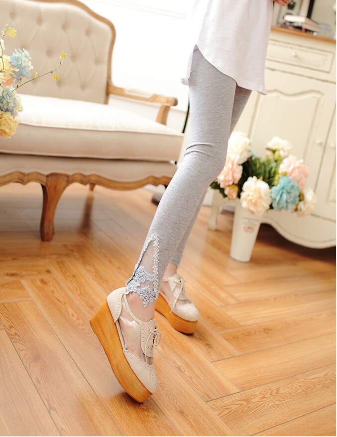 Tall-waist-show-thin-cotton-bud-silk-modal-outside-wear-leggings