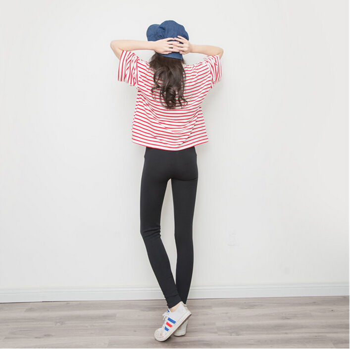 Thread-high-pure-cotton-elastic-thin-outer-wear-leggings-wholesale