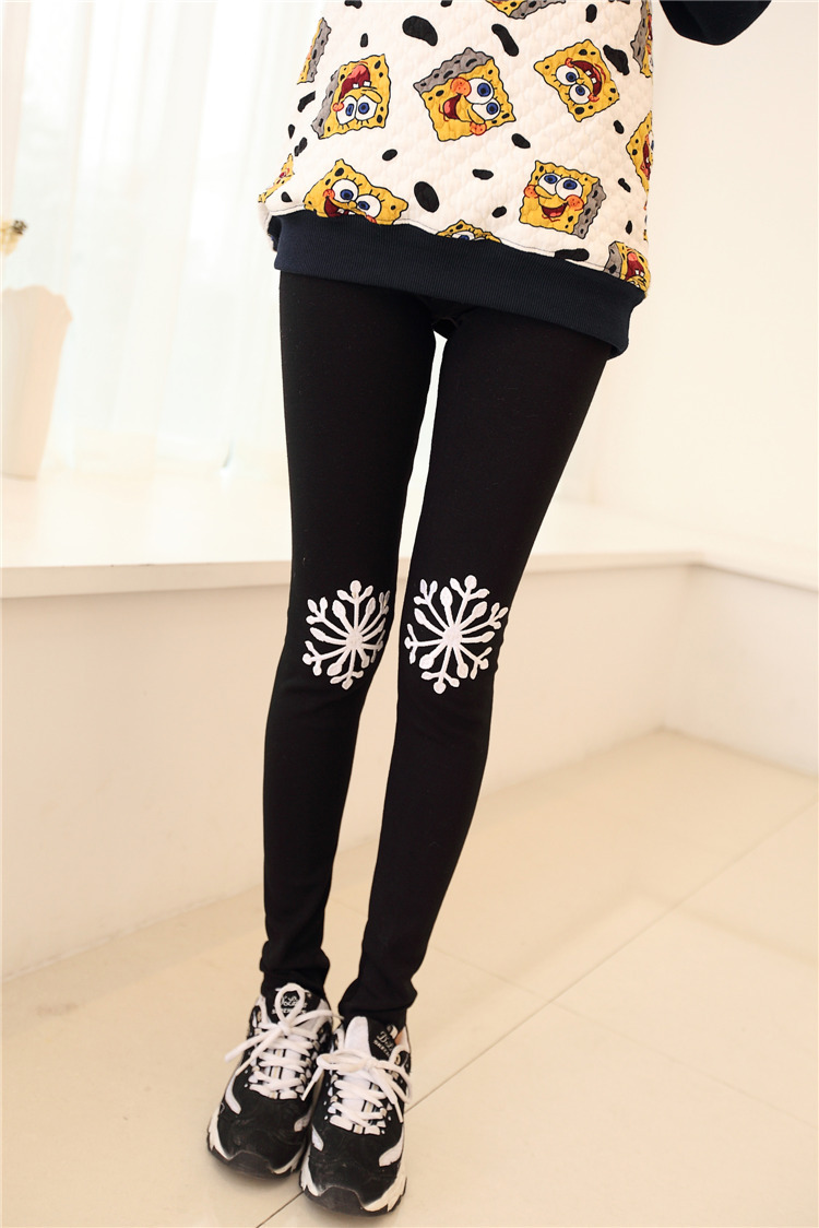 Wholesale-christmas-snowflake-leggings