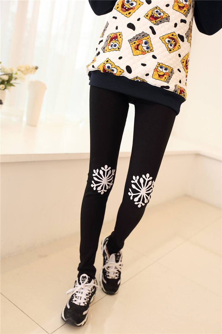 Wholesale-christmas-snowflake-leggings