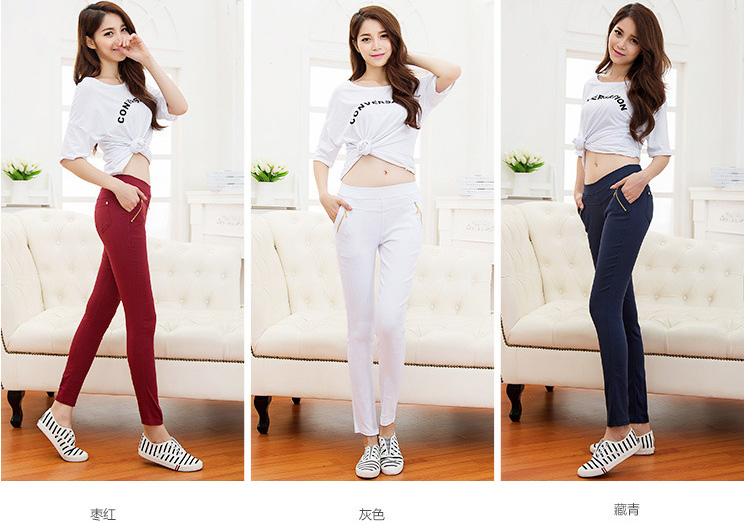 Wholesale-cotton-women-casual-pants