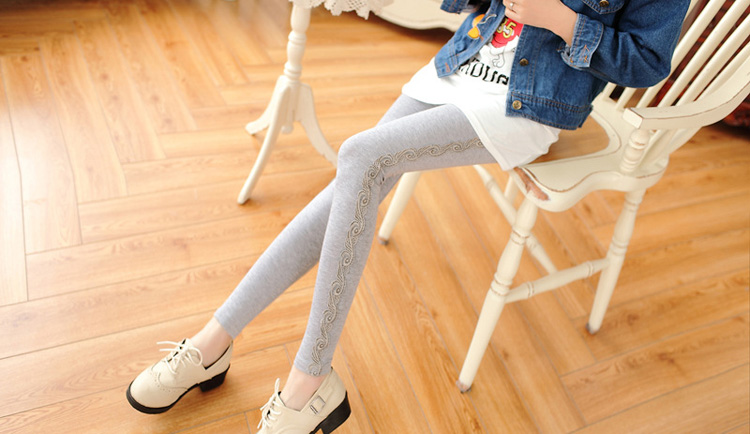 Wholesale-lace-stitching-leggings-pants