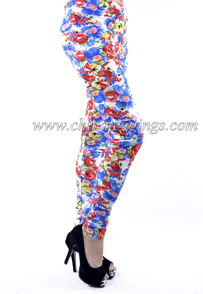 wholesale-ladies-flower-leggings